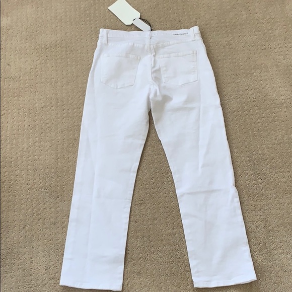 Current/Elliott “TheOriginalStraight” WhiteJeans - Picture 5 of 7